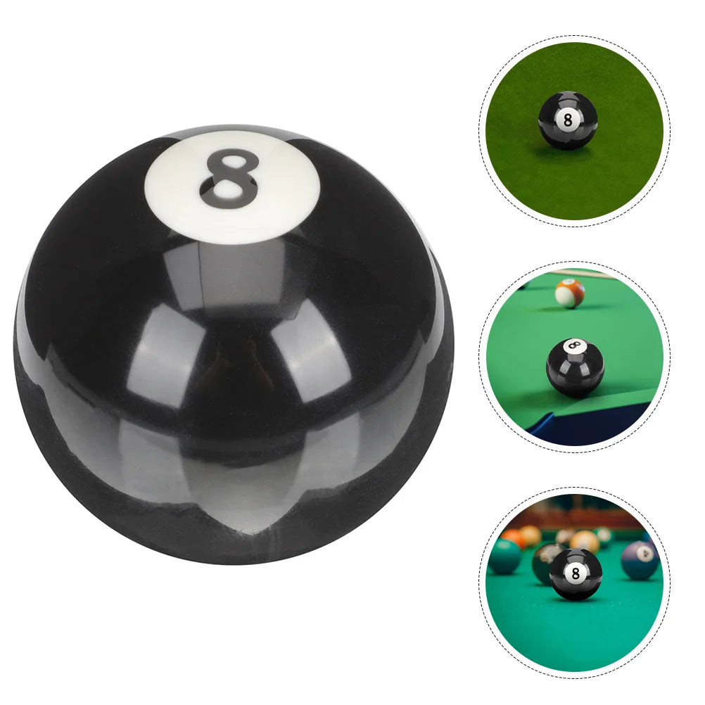 Large Pool Ball Wear Resistant Billiard Balls Replaceable Balls Black 8 Balls Practice Training Snooker Accessories Pool Game
