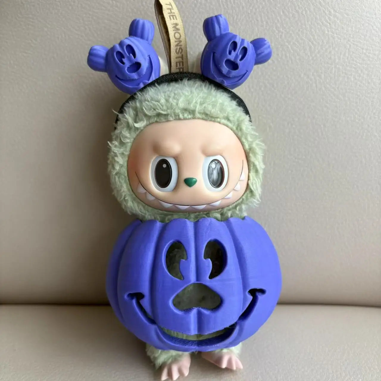 Clothes for Labubu Halloween Pumpkin Outfit Set for 1.0 3.0 Generation Vinyl Figure Collectible Decor Gift No Doll Included