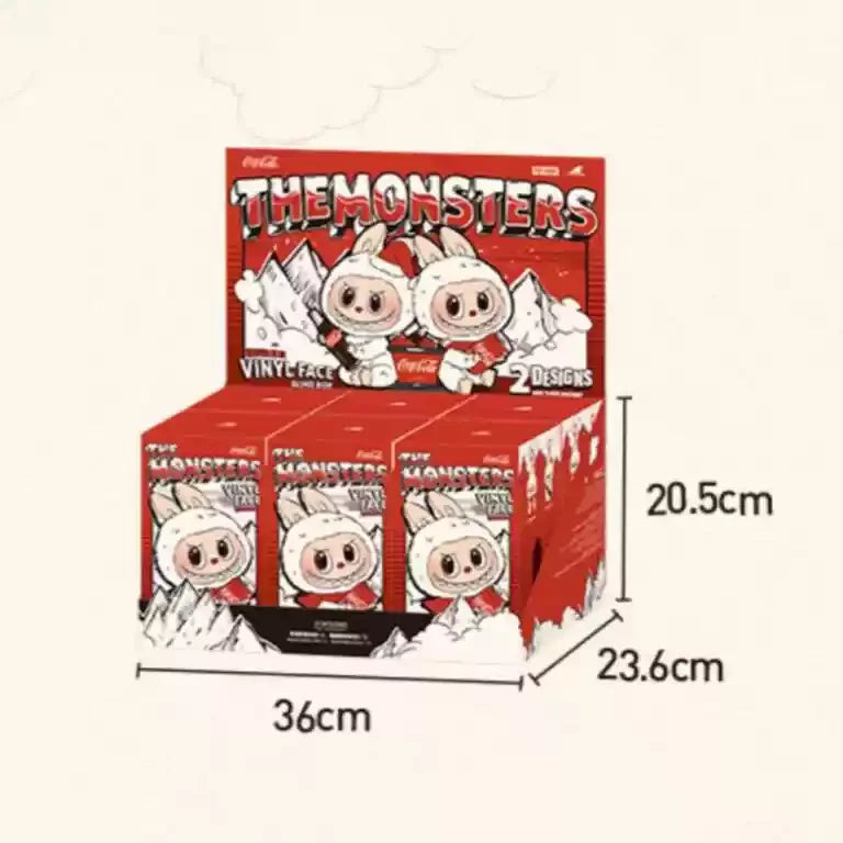 Labubu Coca Cola Vinyl Face Series Blind Box Third Generation Rubble Handmade Heartbeat Macaron Gift Collection Toy