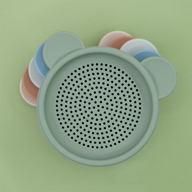 Silicone Sieve Summer Beach Toys for Kids Children Cute Animal Model Ins Rubber Dune Sand Toy Funny Seaside Tools Accessories