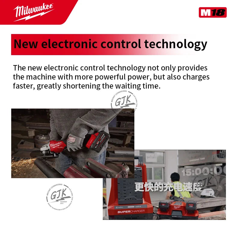 Milwaukee 48-11-1861 48-11-1881 48-11-1813 M18 FB6 M18 FB8 18V Lithium-Ion REDLITHIUM FORGE HD 6.0Ah 8.0Ah 12.0Ah Battery Pack