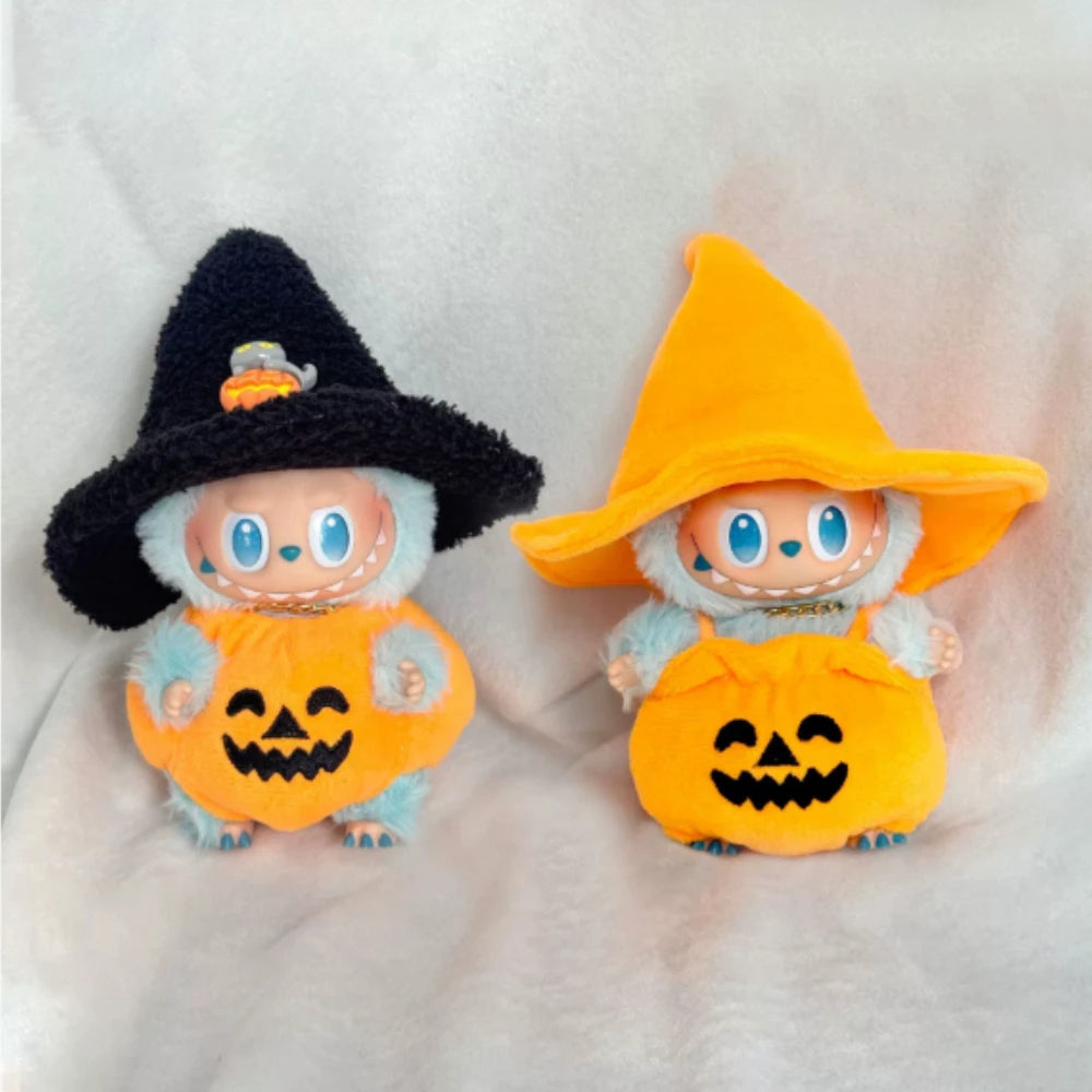 Pumpkin Halloween Set&Christmas Tree Star Dress for 3.0 Labubu Doll Outfit Cute Protective Shell Accessories Holiday Gifts