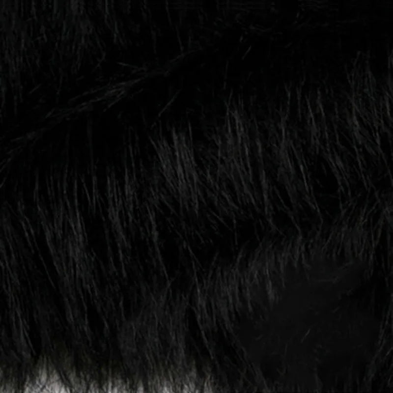 1 Meter Luxury Long Haired Faux Fur Fabric Pile Plush Fluffy Fabric for Display Photography Background Props Home Decor