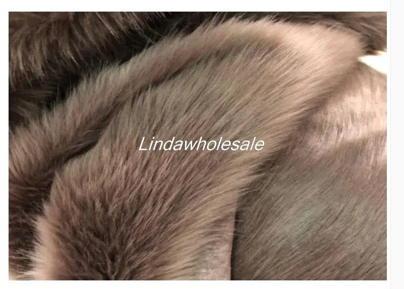 Wholsale Imitation Fox Plush Fur,cloth Counter Carpet Material,faux Fur Fabric,160cm*50cm/Pcs