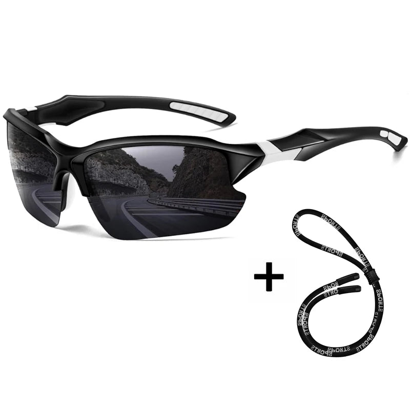 2024 Sports Polarized Sunglasses for Men Cycling Running Fishing UV400 Sun Glasses Lightweight Outdoor Goggles