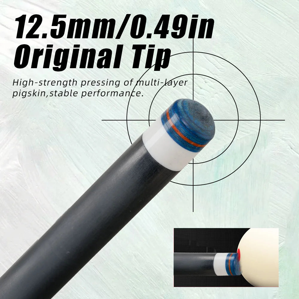 CRICAL Carbon Fiber Billiard Pool Cue Stick Black Technology Carbon Pool Cue Stick Kit 11.5/12.5mm Extender With Billiard