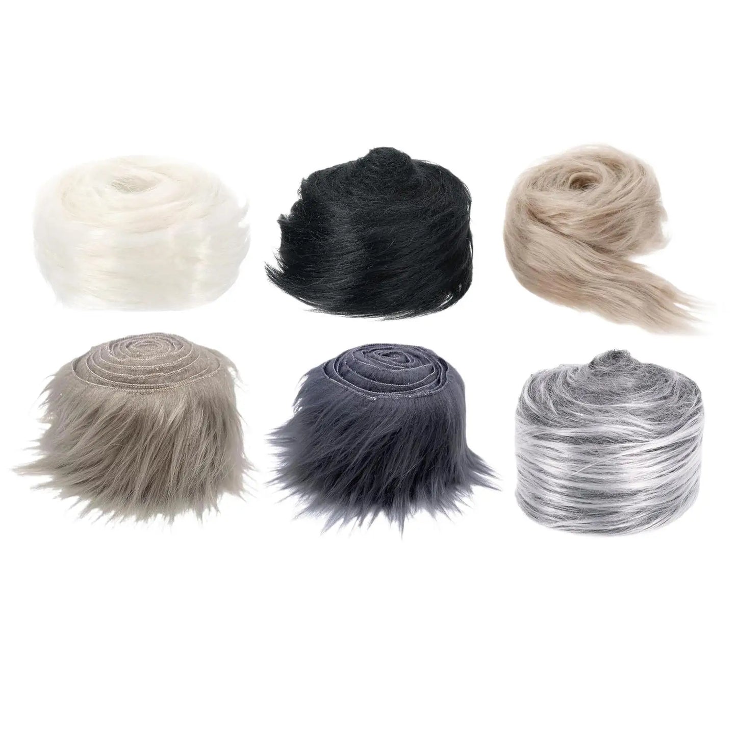 Artificial Fur Fabric Costume for Gnomes Beard Hair Clothing Christmas Tree