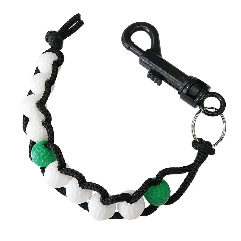 Golf Score Counter Golf Stroke Score Counter Plastic Golf Ball Beads Putt Counter Training Accessories Aids Easy to Use