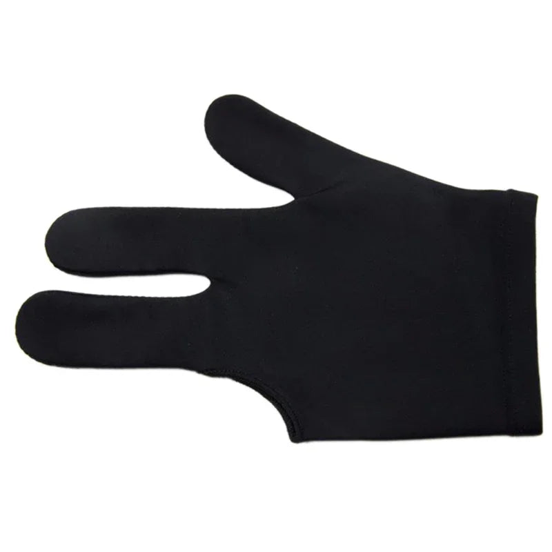 1 PCS High Quality Snooker Billiard Cue Glove Pool Left Hand Open Three Finger Accessory Fitness Accessories for Men and Women