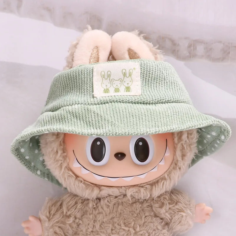 17cm Cute Mini Plush Doll'S Clothes Outfit Accessories for Korea Kpop Exo Labubu Idol Dolls Sweater Hoodie Clothing DIY Kid Gift