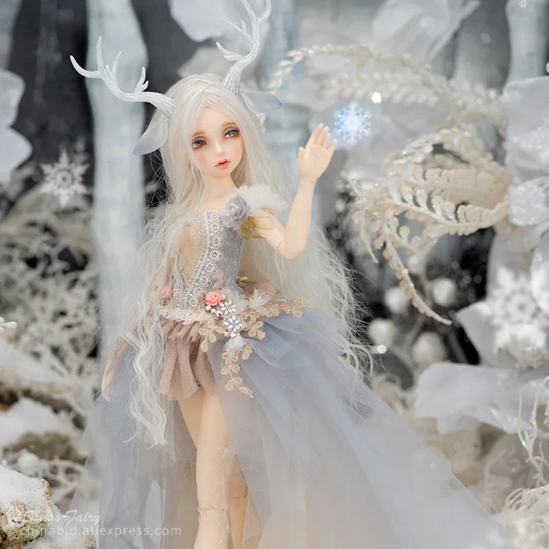 BJD Doll 1/4 Minifee Dina Ran Fairyland Ball Jointed Dolls Blue Pink Candy Girl Art Toy for Children Fairyland Iplehouse