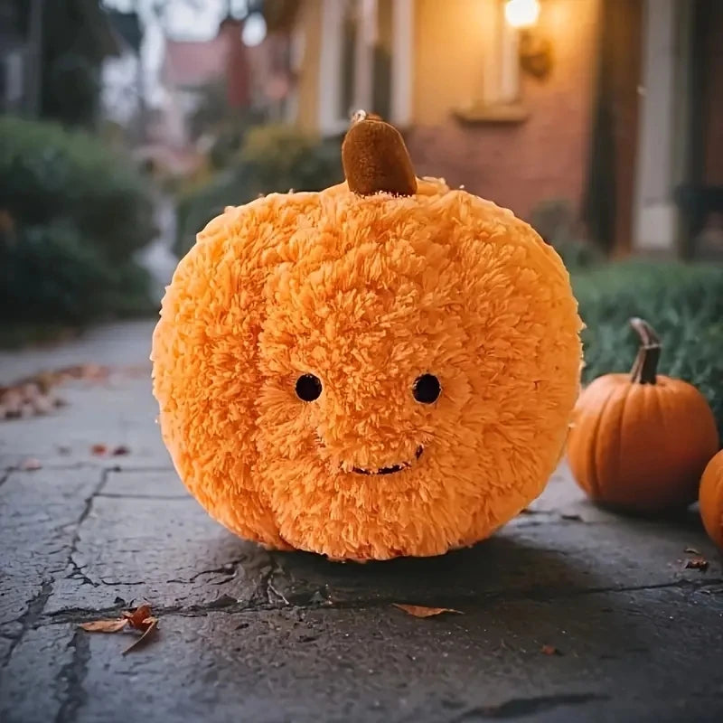 Pumpkin Plush Pillow Halloween Pumpkin Toy Decorative Pillow Cushion Home Decoration Party Favors Halloween Decor Christmas Gift