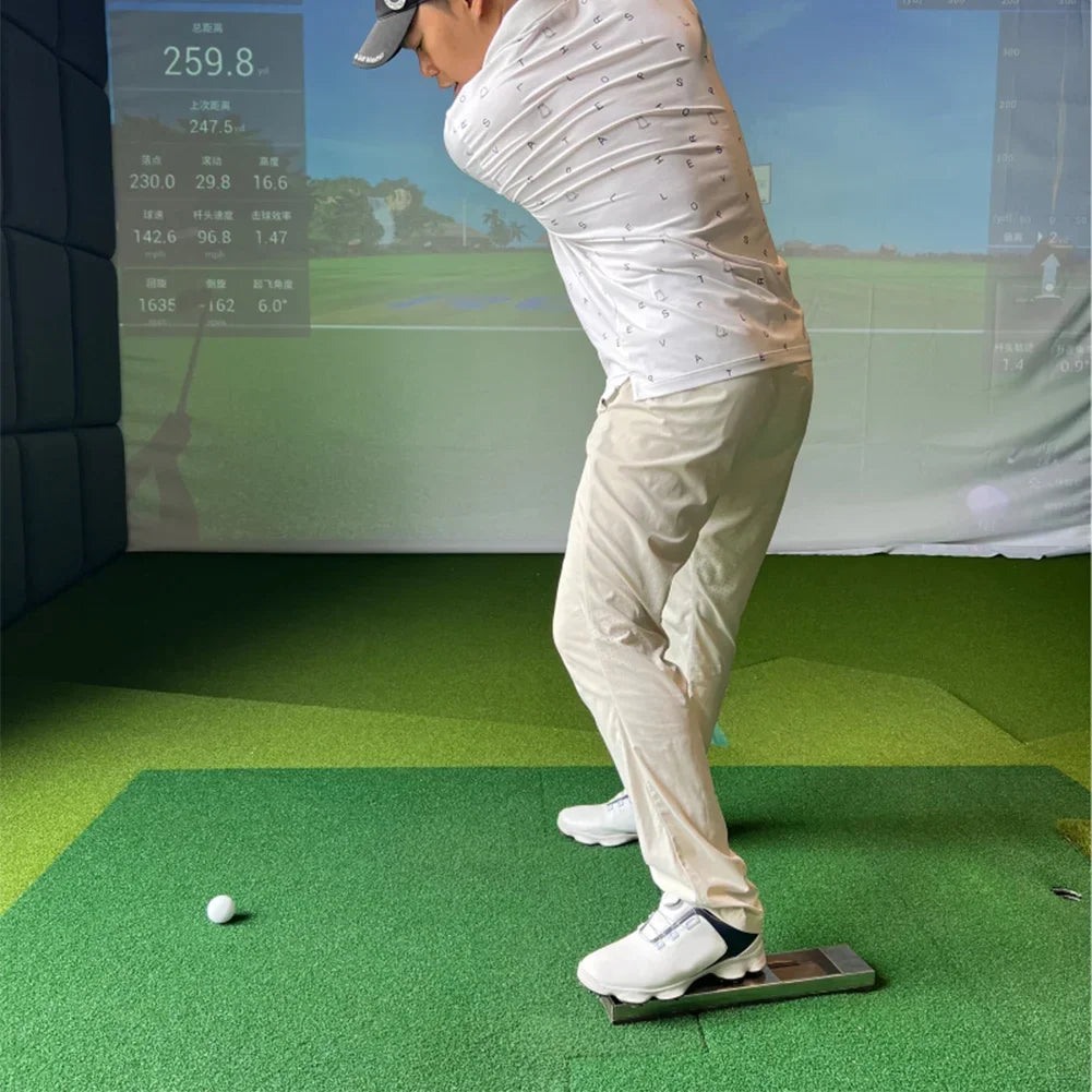 Golf Swing Training Auxiliary Pedal Removable Golf Swing Leg Gravity Pedal Swing Posture Correction Trainer Golf Supplies