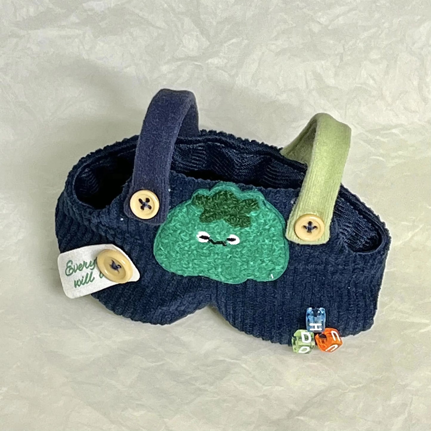 17cm Cute Mini Plush Doll'S Clothes Outfit Accessories Labubu Idol Dolls Donut Overalls Clothing DIY Kid Gift Strap Labubu Pants