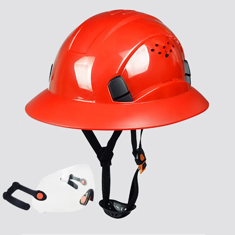 Construction Hard Hat Safety Helmet With Goggles Protective Working Rescue Cap Riding Helmet Rescue Climbing Helmets