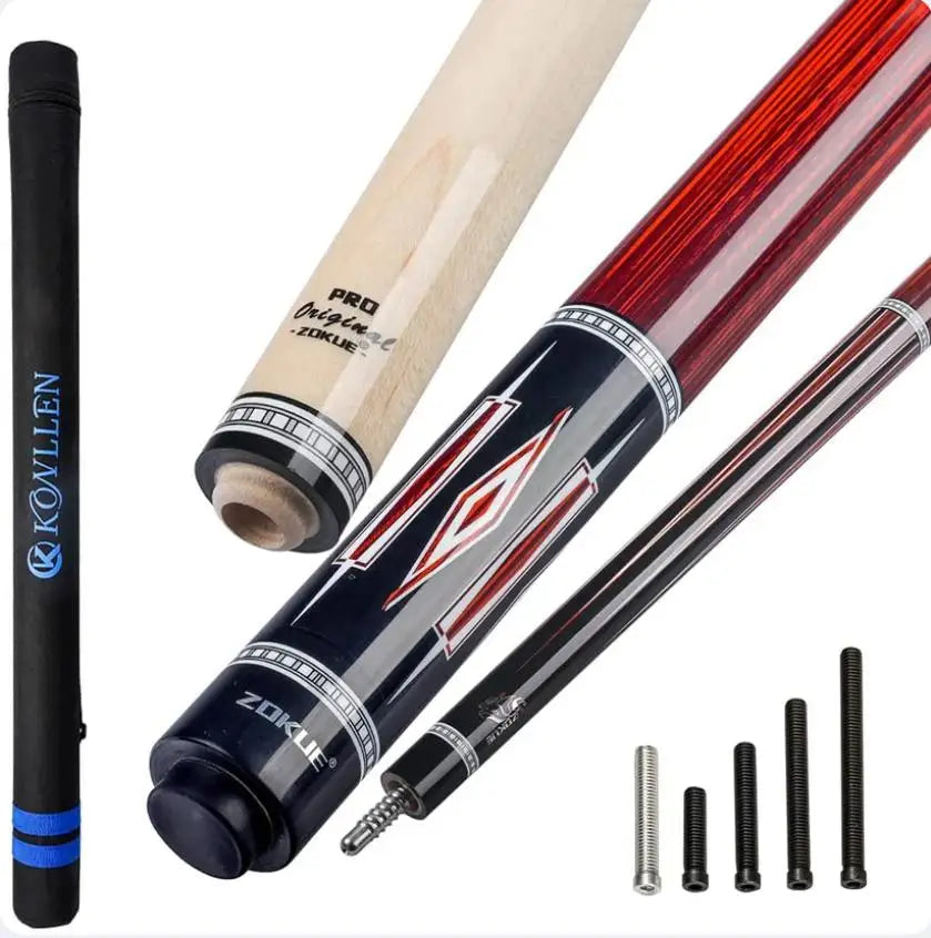 ZOKUE 3 Cushion Billiard Cue Stick With Professional Carom Taper 12mm Tip 142 Cm Libre Cue for Carom Cue