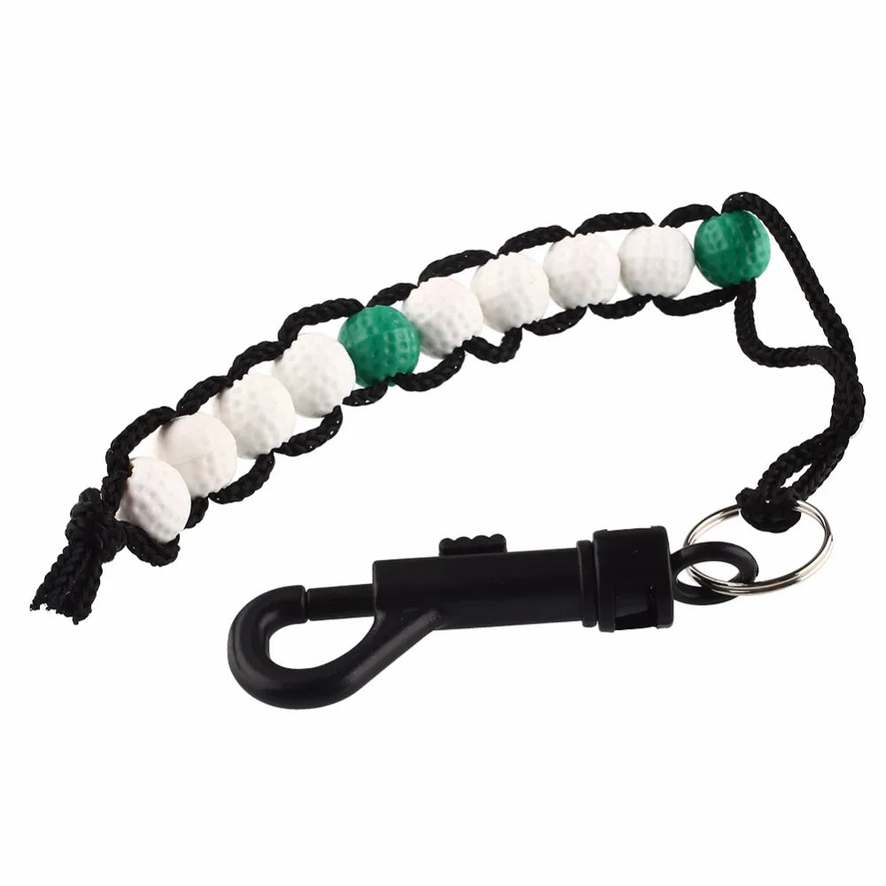 Golf Score Counter Golf Stroke Score Counter Plastic Golf Ball Beads Putt Counter Training Accessories Aids Easy to Use