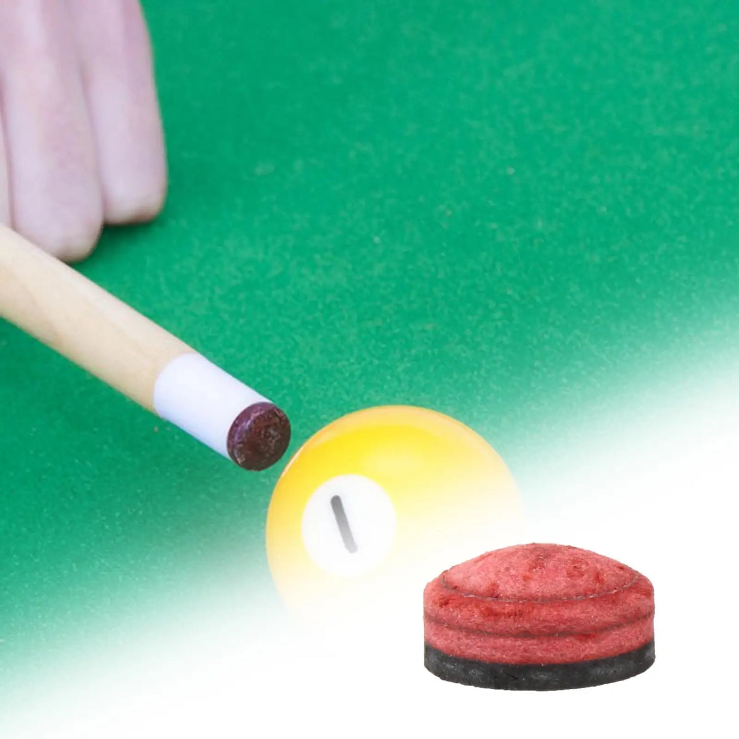 Pool Cue Tip Parts Snooker Pool Cue Tip Portable Replacement Break Jump Tip for Game Indoor Snooker Billiards Players Pool Cues