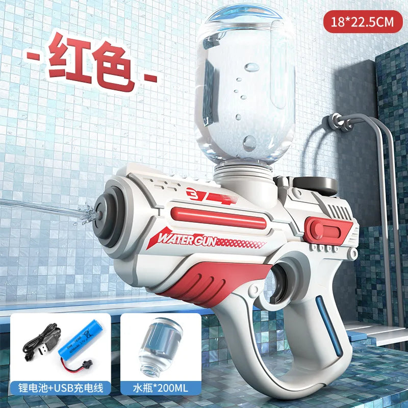New 2024 Experience Fully Automatic Summer Water Gun Electric Glock Pistol Shooting Water Fun Toys for ChildrenBoysGirls Adults