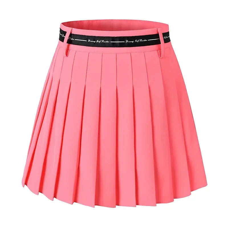 Golf Skirts for Women High Waist Double Layer Pleated Skirt Gym Sports Fitness Running Yoga Soft Athletic Workout Skort