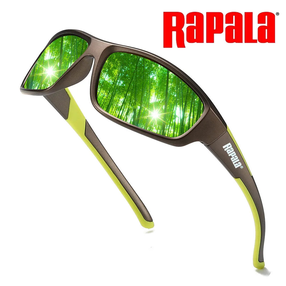 Rapala High Definition Polarized Sunglasses for Men Women Outdoor Sport Fishing Sun Glasses UV400 Protection Driving Eyeglasses