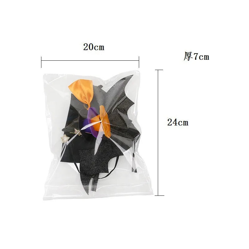 Halloween Mini Witch Hat Bottle Decoration Halloween Party Wine Bottle Hat Happy Halloween Day 2025 Home Dinner Table Supplies