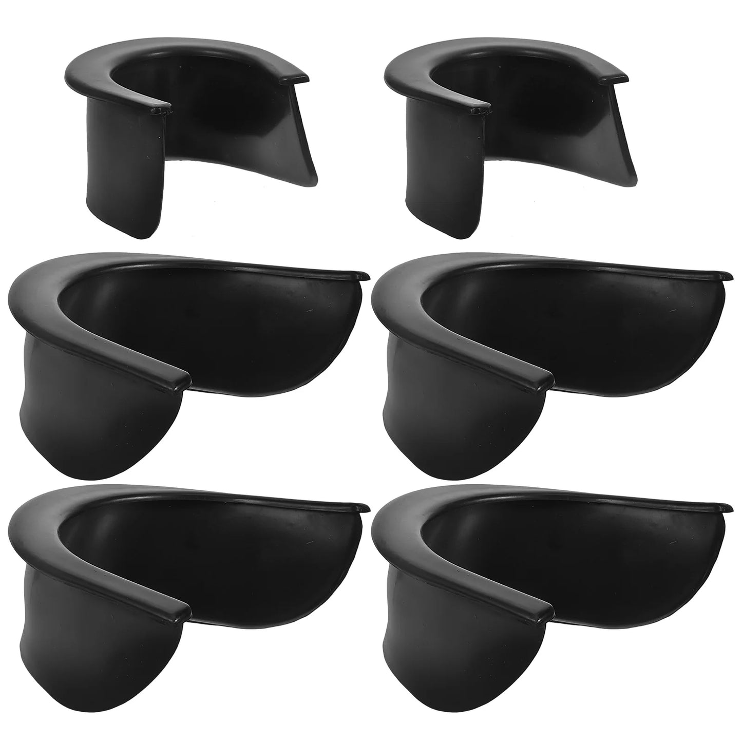 Four Large Corners Two Mid Corners Durable Billiard Liner Protective Pocket Rubber Snooker Ball Accessories Sturdy Table Liners