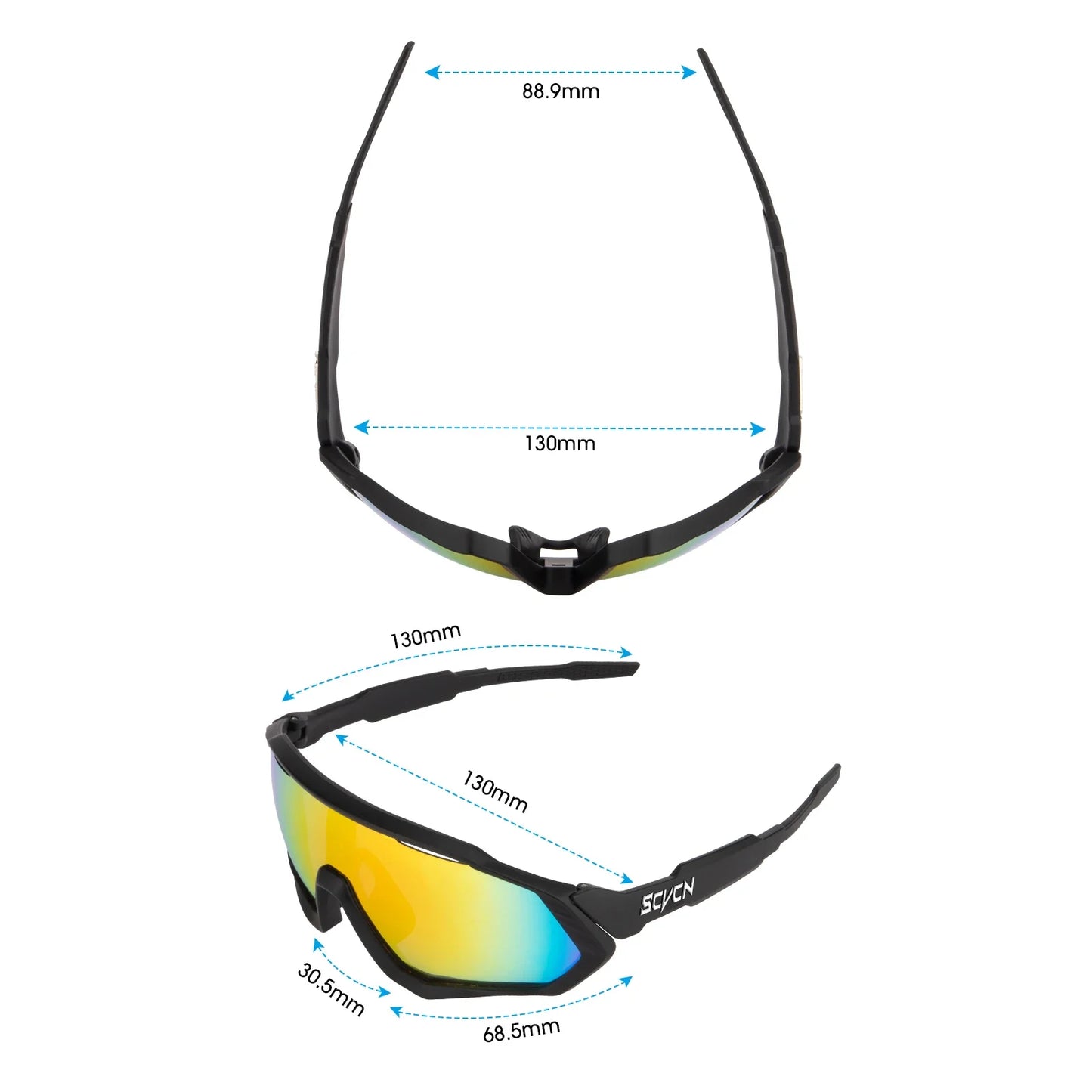 Photochromic Cycling Sunglasses Outdoor Sports Running Drving Glasses Road MTB Bicycle Goggles UV400 Safety Bike Eyewear