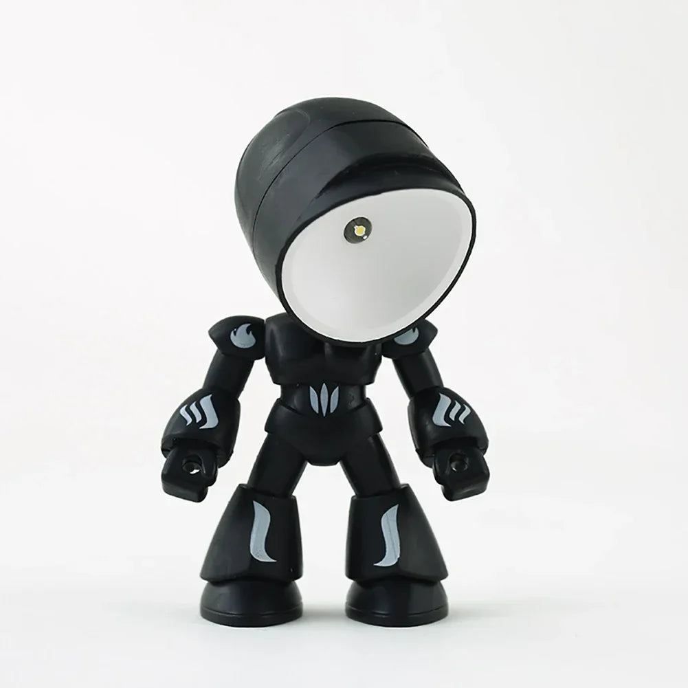 Mini Table Lamp Cute Robot Hero Led Desk Night Light Bedroom Study Reading Book Lamps Night Light Eye Protection Bedside Lights