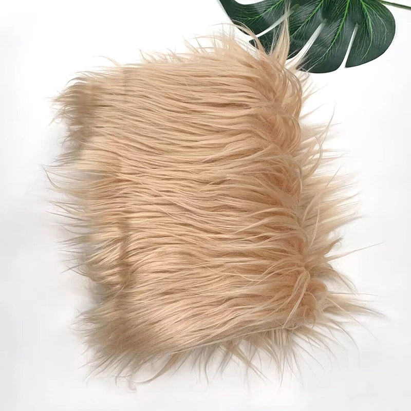 Faux Fur Fabric 46 Colors 160x50cm 8cm Soft Long Plush Handmade Doll/Clothing Shaggy Fabric