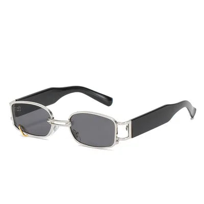 Popular Steampunk Sunglasses Women Men 2025 Fashion Small Rectangle Sun Glasses Shades Brand Designer Vintage Sunglass UV400