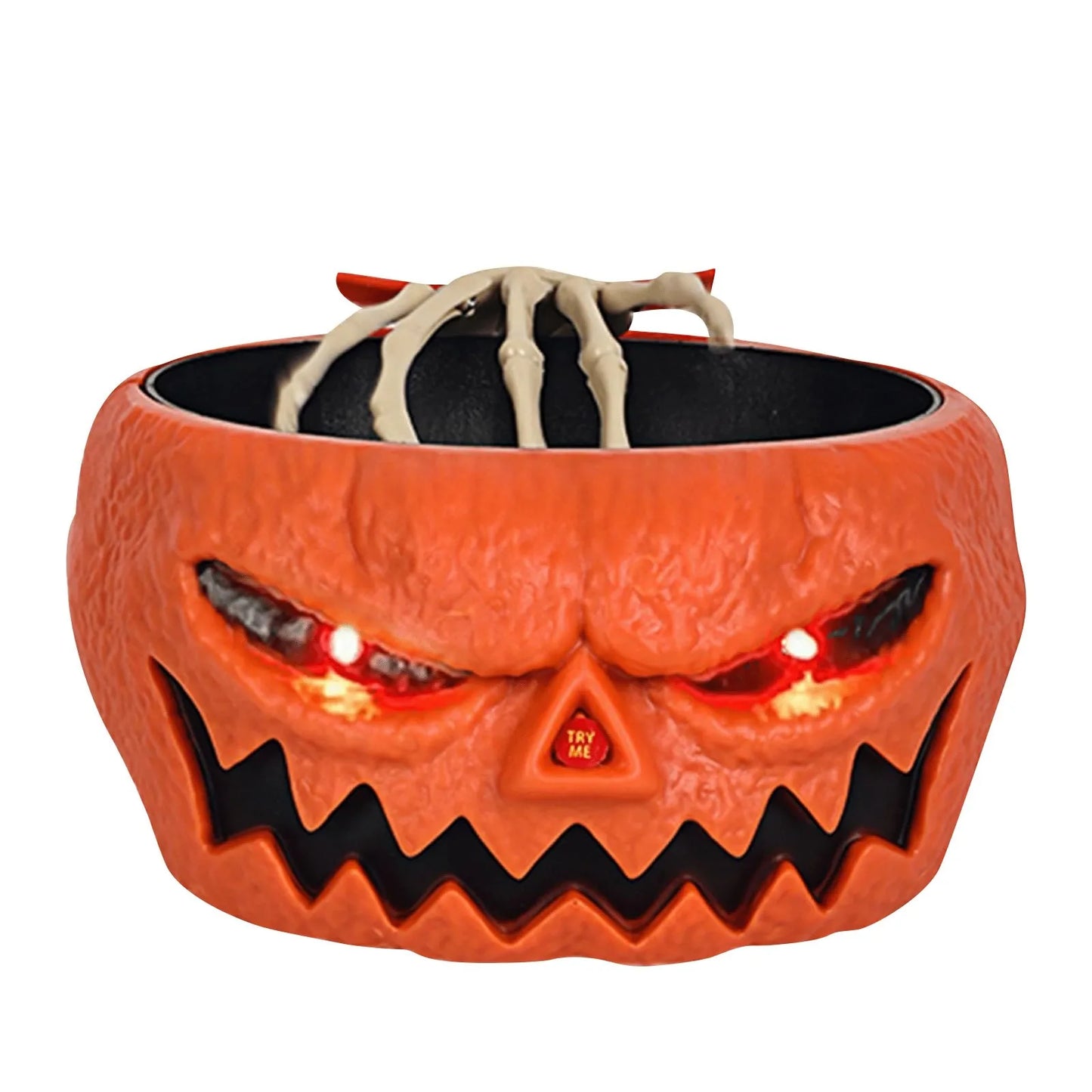 Scary Halloween Decorations Skull Pumpkin Bowl Pumpkin Candy Bowl Holder Deep Dish for Haunted House Decor Halloween Horror