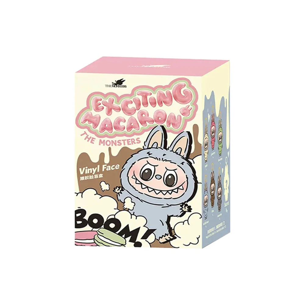 Kawaii Labubu the Monsters Series Plush Blind Box Keychain Pendant Exciting Macaron Have a Seat Mystery Box Doll Figure Toys