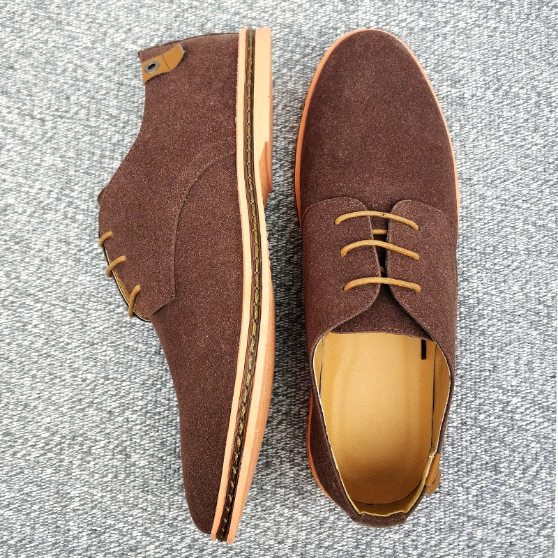 New Men Dress Shoes Classic Leather Casual Business Men Shoes Italian Oxford Shoes for Men Black Flats Footwear Size 46