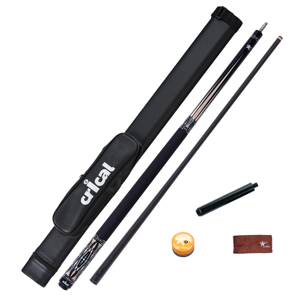 CRICAL Carbon Fiber Pool Cue Stick Professional Pool Sticks Low Deflection Tournament Level Billiard Cues With 12.5mm Tip