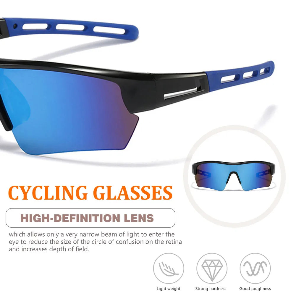 Portable Photochromic Sports Glasses Men's and Women's Bike Eyewear Mountain MTB Cycling UV400 Sunglasses Bicycle Road Goggles