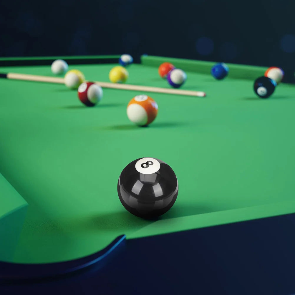 Large Pool Ball Wear Resistant Billiard Balls Replaceable Balls Black 8 Balls Practice Training Snooker Accessories Pool Game