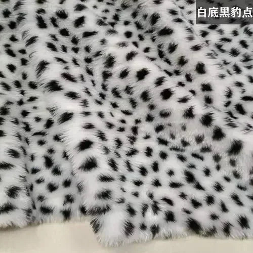 Thickened 1.5cm Fur Length Leopard Print Tiger Print Zebra Print Short Plush Fabric Performance Costume Faux Fur Clothing Fabric
