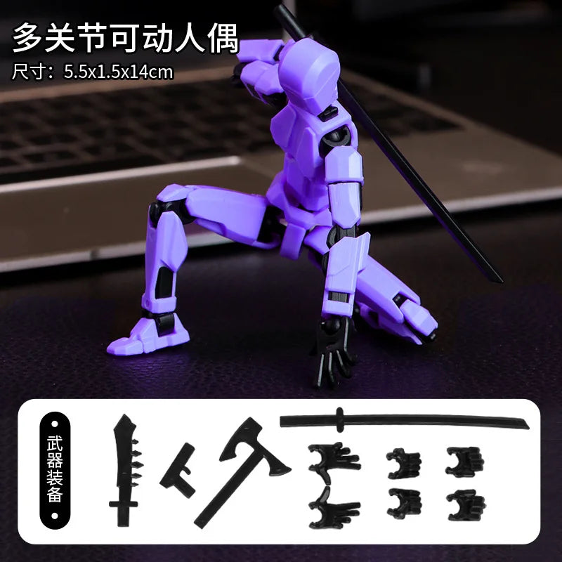 Dummy 13 Lucky Doll 13 Joint Movable 3D Printing Toy Dummy Doll DIY Decompression God