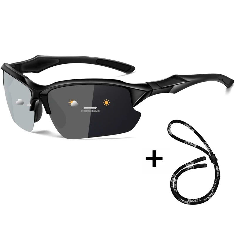 2024 Sports Polarized Sunglasses for Men Cycling Running Fishing UV400 Sun Glasses Lightweight Outdoor Goggles