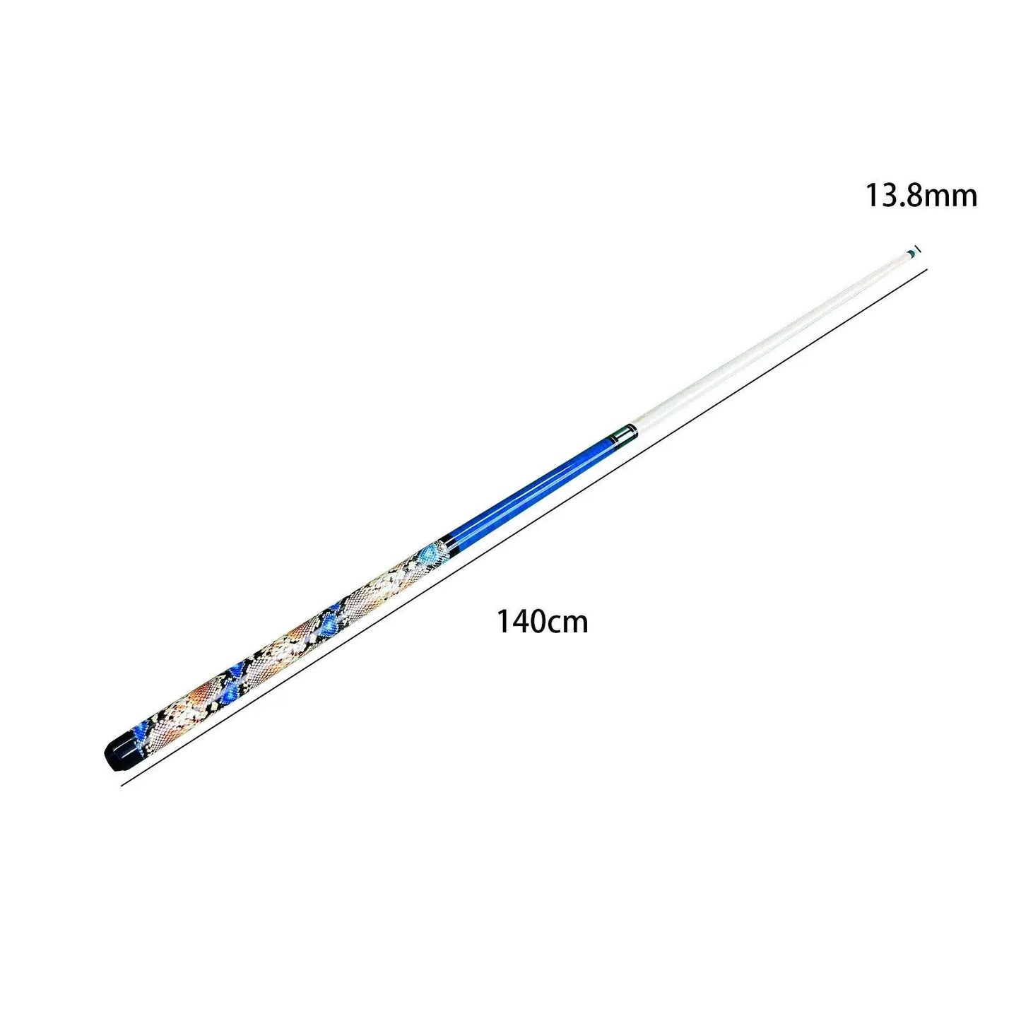 Billiard Pool Cue Stick Break Jump Cue Economic 13.8mm Large Tip 55' Wooden Billiard Cue for Practice Cue Beginners Men Women
