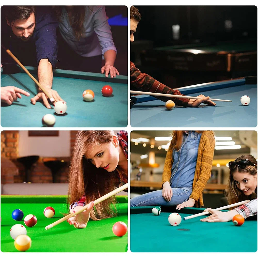 Professional Snooker Cue Ball Spot Measle Pool Billiard Practice Training Balls Red 6 Dot Spot Pool Standard 2-1/4" Accessories
