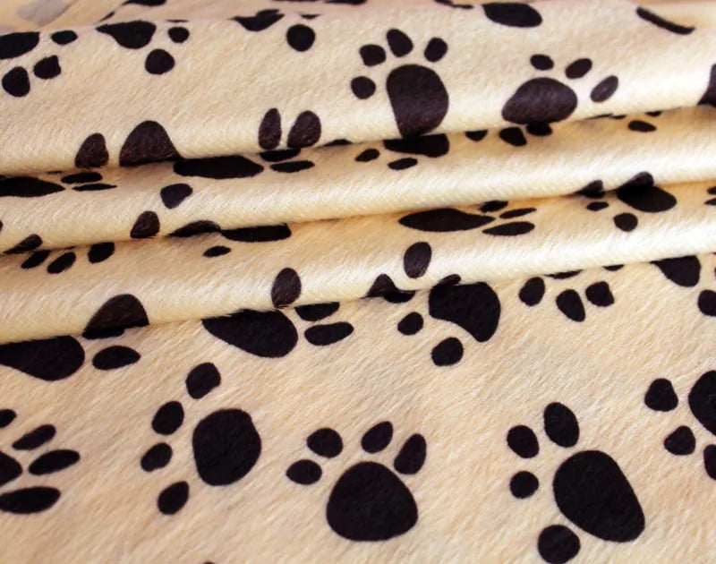 Fashion Printed Short Plush Fabric by Meter for Skirts Pillowcases Sewing Thin Leopard Pattern Faux Fur Cloth Soft Skin-Friendly