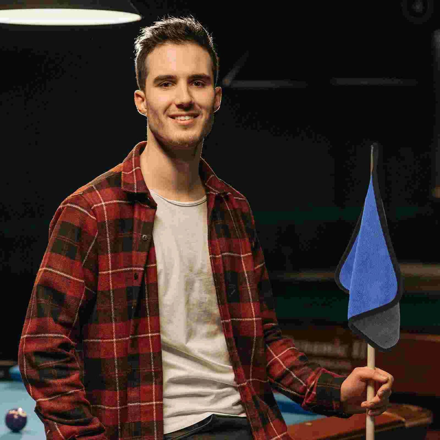 Glasses Cleaning Cloth Reusable Towel for Billiard Snooker Stick Corn Cue Slicker Pool Accessories Towels Dad