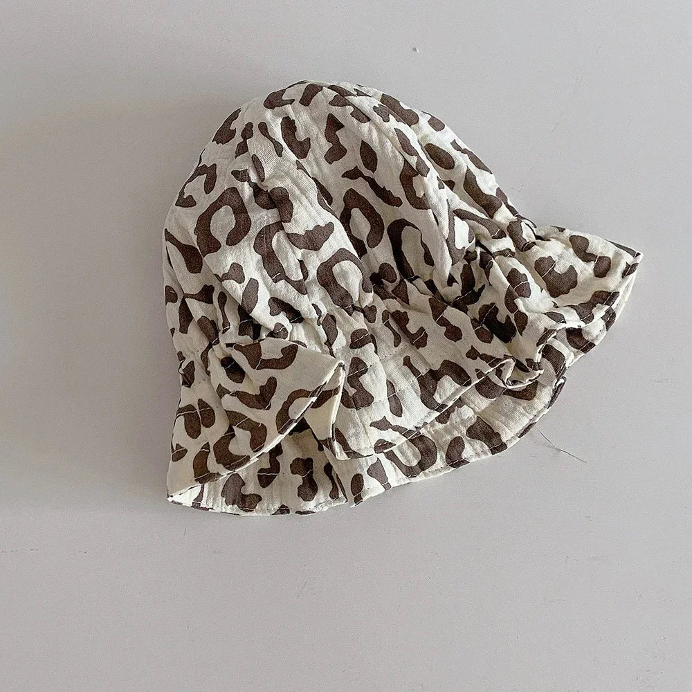 Korea Style Baby Hat Summer Newborn Baby Bucket Hat Kids Sun Hats Kids Cap Children Panama Cap Outdoor Travel Beach Cap 1PC