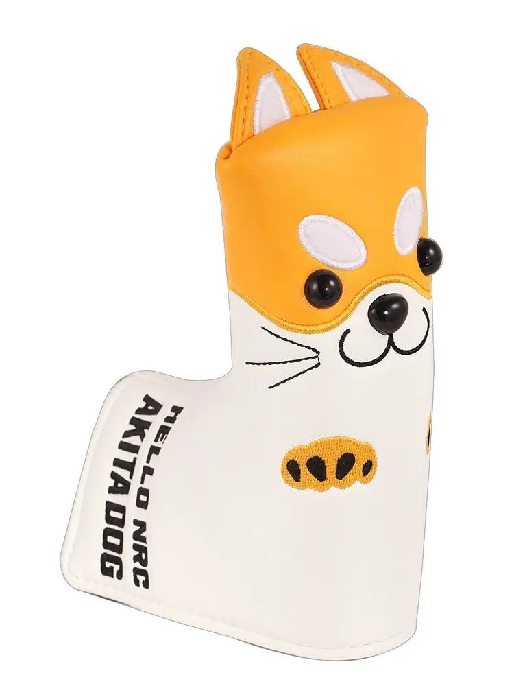 Blade Covers Golf Putter Blade Cover White Golf Putter Cover Headcover Closure for Blade Golf Putter