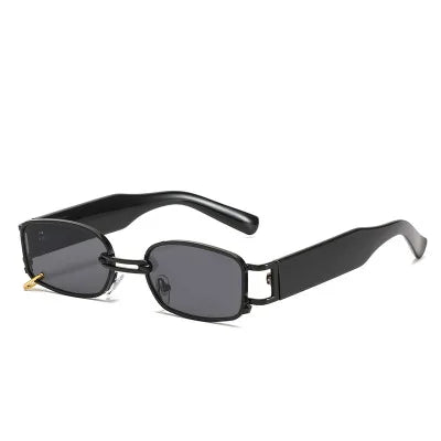 Popular Steampunk Sunglasses Women Men 2025 Fashion Small Rectangle Sun Glasses Shades Brand Designer Vintage Sunglass UV400