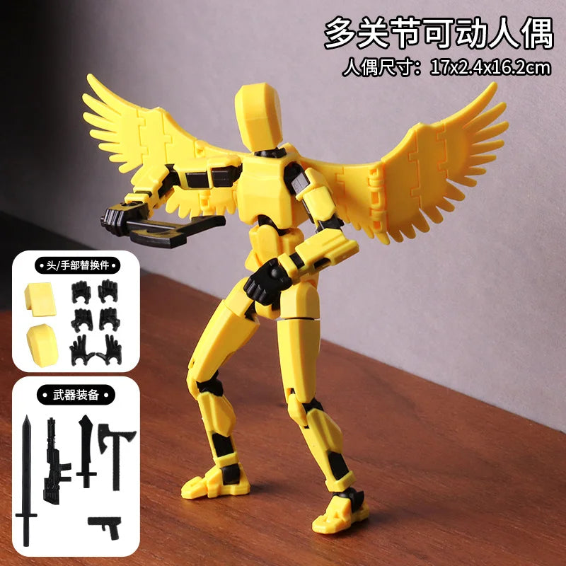 Dummy 13 Lucky Doll 13 Joint Movable 3D Printing Toy Dummy Doll DIY Decompression God