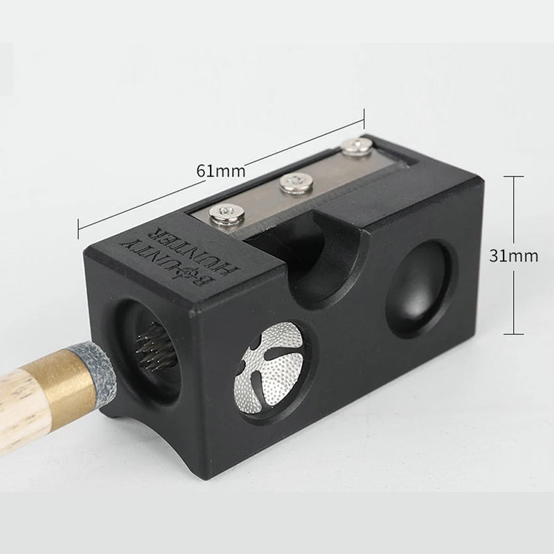 Billiard Cue Tip Grinding Tool Multifunctional Repair Shaper Snooker Pool Tips Round Cutting With Pinprick Billiard Accessories