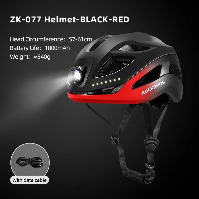 ROCKBROS Light Cycling Helmet Bike Ultralight Helmet Electric Bicycle Helmet Mountain Road Bicycle MTB Helmet Bike Helmet Light